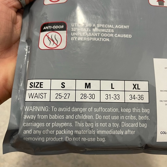 Brand New 2-Pack 32 Degrees HEAT Base Layer Legging Pants In Black - Picture 8 of 11